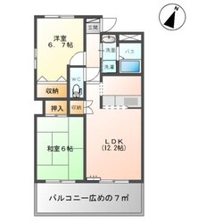 グランヒルⅡの物件間取画像